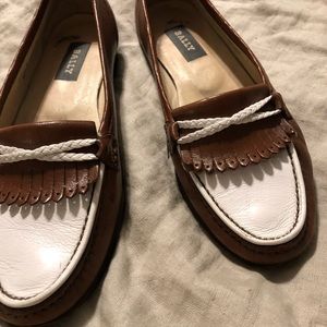 Vintage Bally two tone loafers
